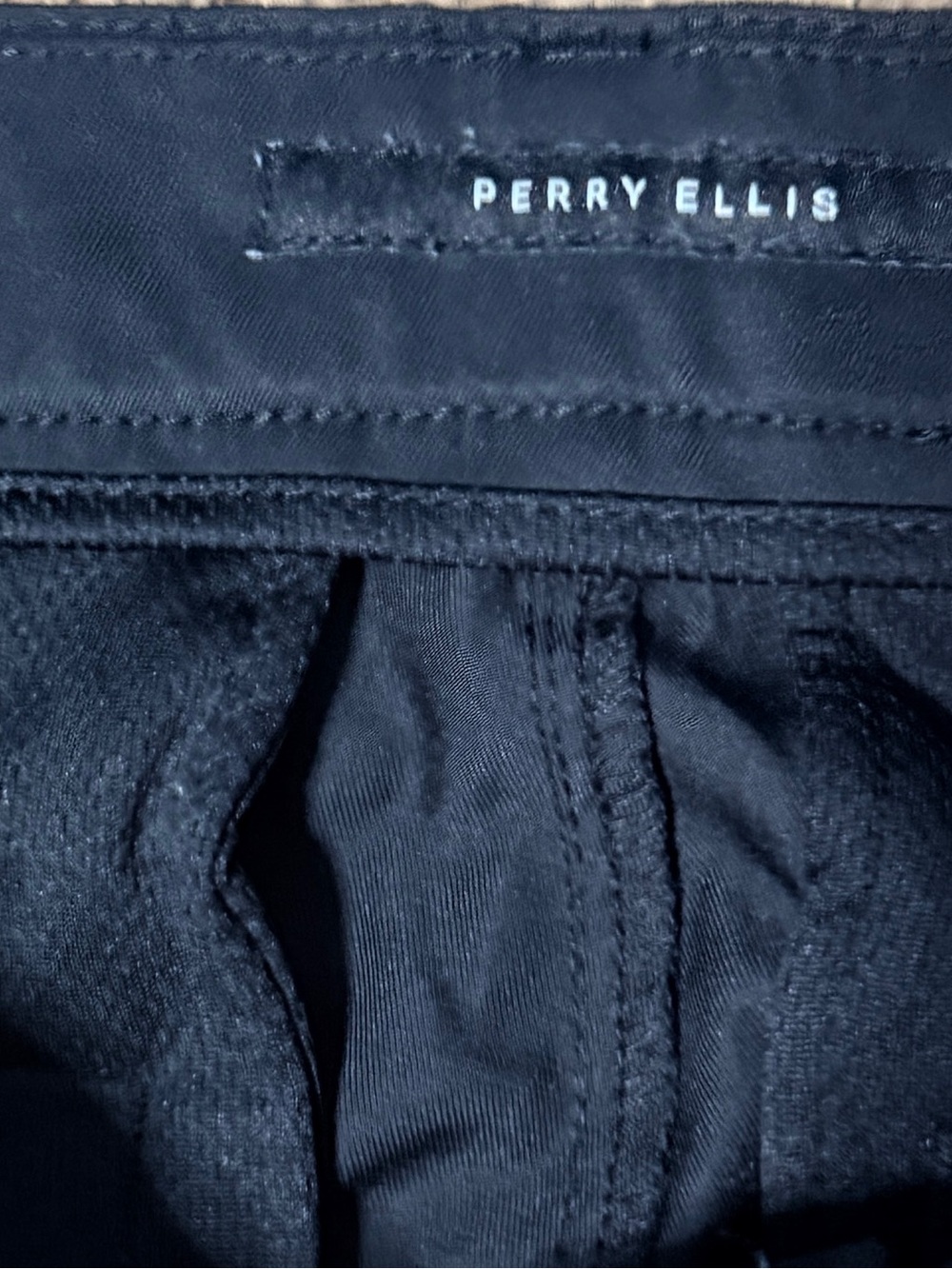 Perry Ellis Black Cargo Pants - Picture 2 of 5
